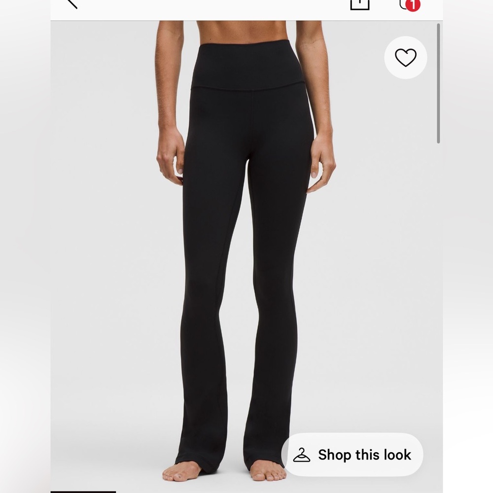 Lululemon high rise mini flare leggings